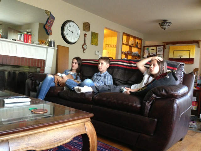 Back at Charlie's house for dinner - the kids got some Xbox time - it has been more than a month for them and they were suffering withdrawals.