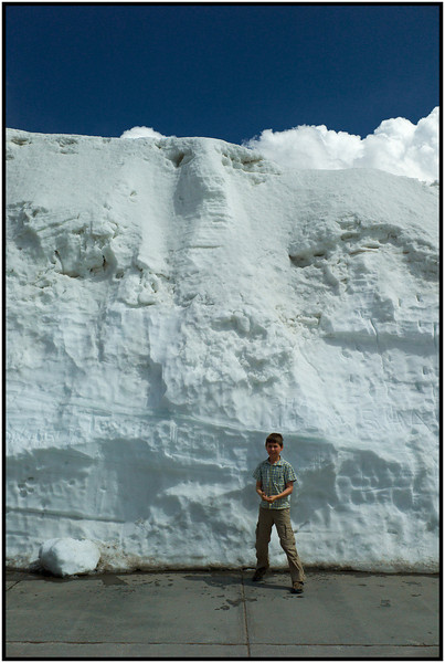 Example of just how deep the snow can get.