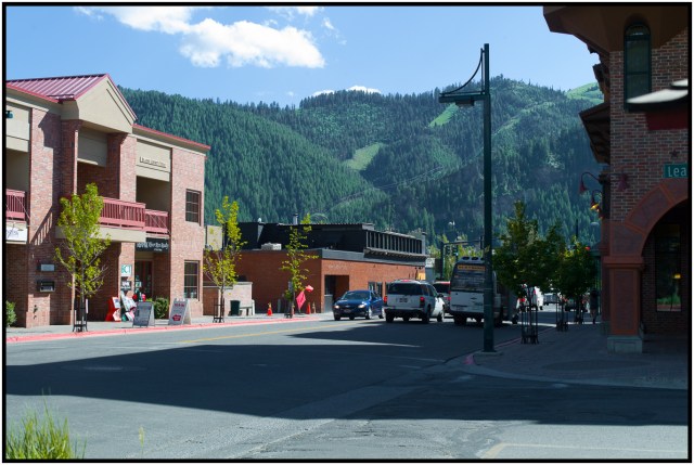 Downtown Ketchum, the adjoining town to Sun Valley