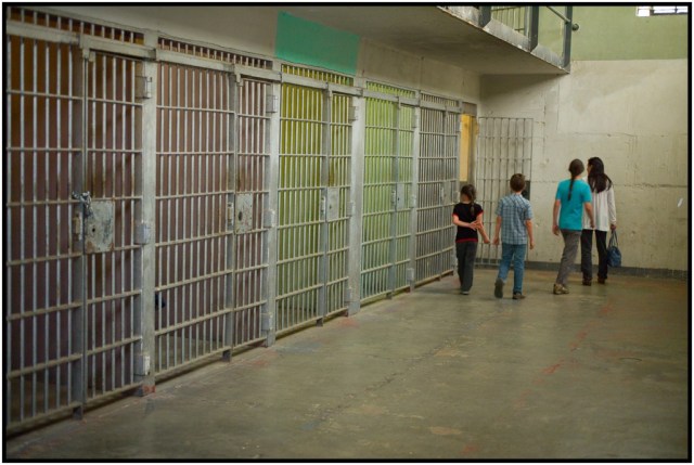 One of the more "modern" areas of the grounds.  The prison continued to expand through the years, but you can now see how inmates lived by time period - from the 1870's on up through to the 1970's.