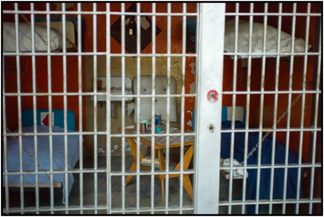 Many of the cells were left "as is" after shut down in 1973.  Inmates here lived 4 to a cell, with running water and toilet.
