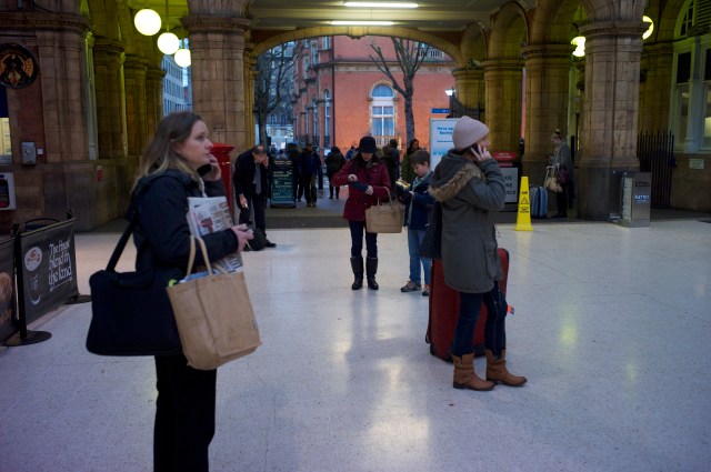Marylebone Underground station, right next to our flat.