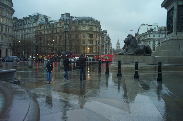 Typical London winter weather.