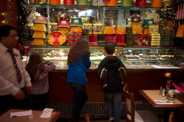 Treats counter.
