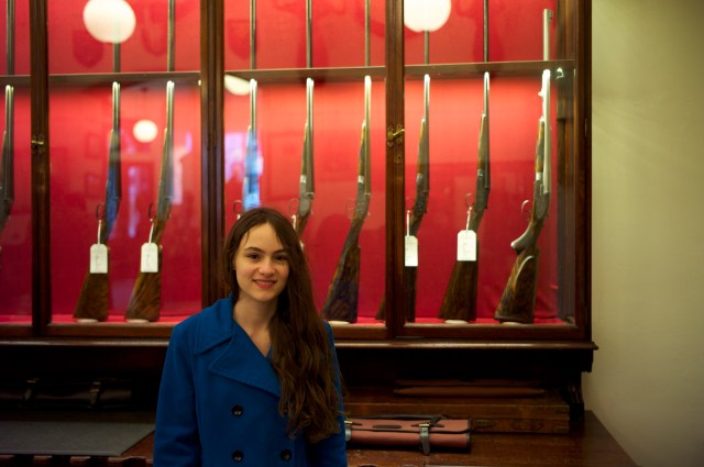 Purdy & Sons gun store. These things start at US$160,000; but they shoot skeet real good!